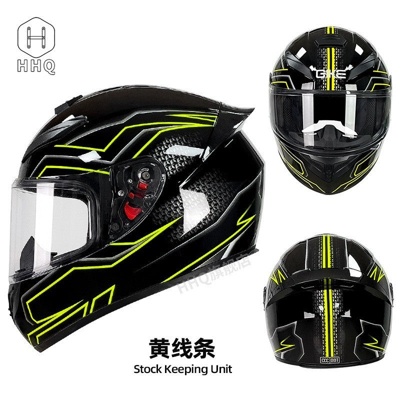 Novo capacete de moto Bluetooth para homens e mulheres, cobertura total, antiembaçante, capacete de moto integral