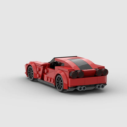 MOC Carro Esportivo de Corrida Veículo Cidade Speed Racer Modelo Técnico Blocos de Construção Tijolos Supercarro F1 Brinquedos Infantis Presentes para Meninos NSX