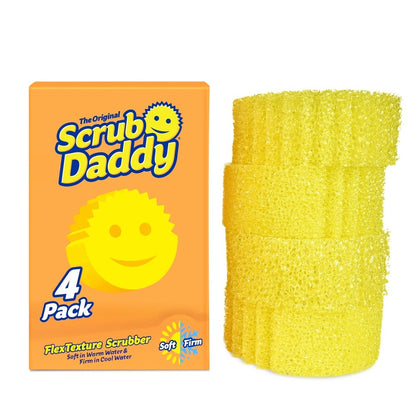 Esponja de Cozinha Multiuso Sem Riscos Espuma FlexTexture Dupla Face Pesada Ferramenta de Limpeza Resistente a Odores Manchas Pratos