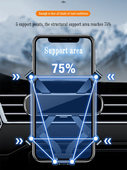 Car Phone Holder for Audi A4 B8 8KH B9 8WH A5 2009-2020 Gravity Navigation Bracket GPS Stand Air Outlet Clip Support Mount