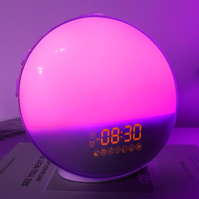 Wake Up Light Alarm Clock Sunrise/Sunset Simulation Digital Clock with Night Light FM Radio Desk Clocks Niditon