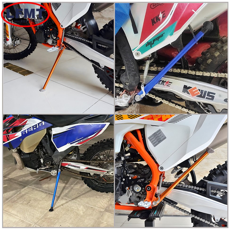 Cavalete Lateral de Moto com Kit de Mola para KTM XC XCW XCF XCFW EXC EXCF 2008-2023 para Husqvarna TE FE TX FX FS 2012-2023