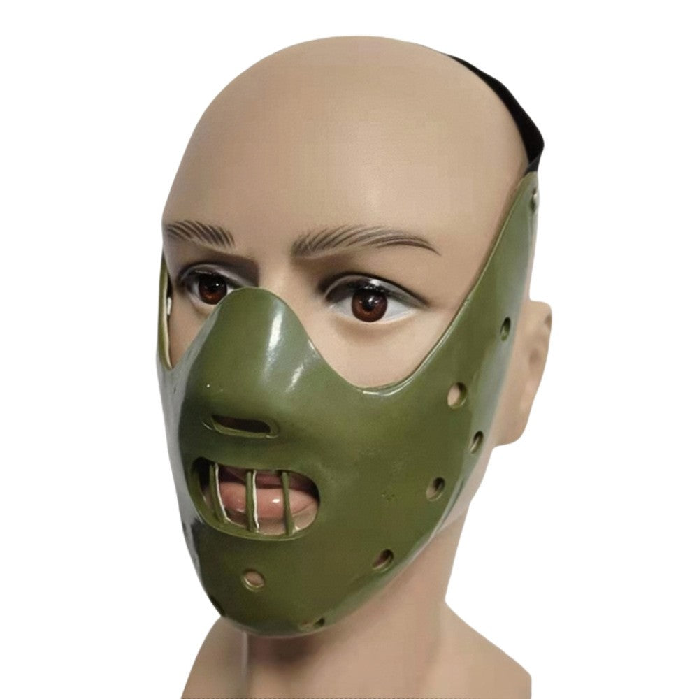 Hannibal Masks Horror Hannibal Scary Resin Lecter The Silence of The Lambs Masquerade Cosplay Party Halloween Mask 3 Colors