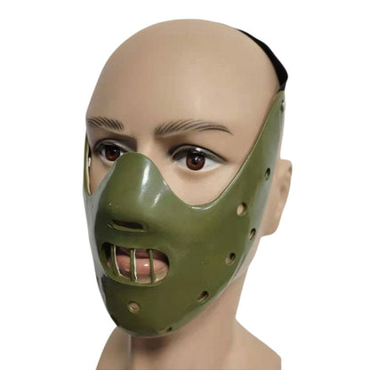 Hannibal Masks Horror Hannibal Scary Resin Lecter The Silence of The Lambs Masquerade Cosplay Party Halloween Mask 3 Colors