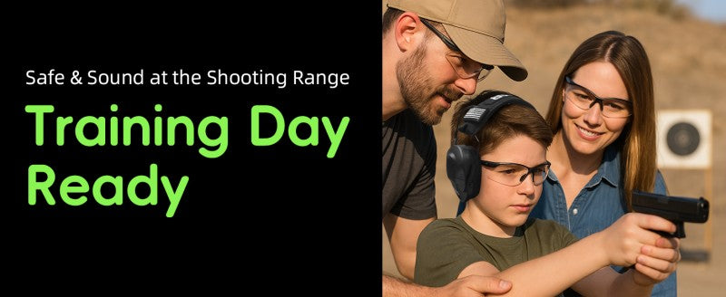 PROHEAR Youth Electronic Shooting Ear Protection Slim Fit Sound Amplification Noise Compression Earmuffs for Gun Range Hunting