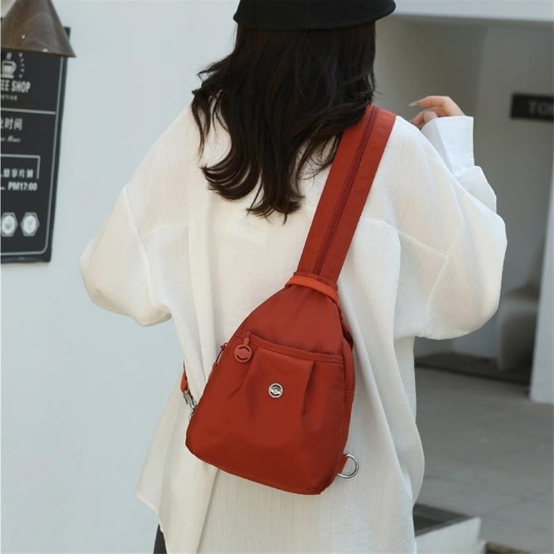 Large-capacity Portable Storage Bag Casual Small Backpack With Multiple Compartments Chest Bag Crossbody Bag Commuter Bag Gifts