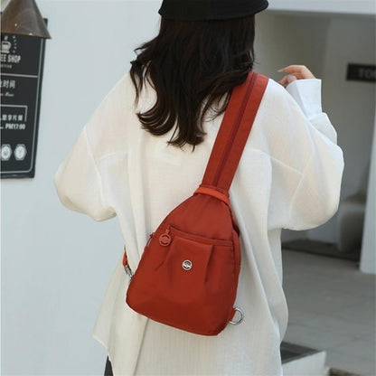 Large-capacity Portable Storage Bag Casual Small Backpack With Multiple Compartments Chest Bag Crossbody Bag Commuter Bag Gifts