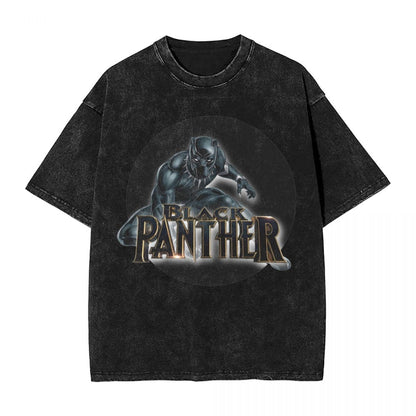 Men's Frgrt T Shirt Black Panther 100% Cotton Clothing Humorous Short Sleeve Crew Neck Tee Shirt 6XL T-Shirts