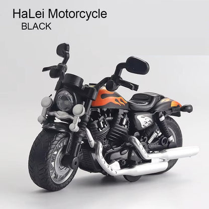 Modelo de Moto Kawasaki Escala 1:12 Miniatura em Liga Leve Brinquedo Carro Som Luz Pneus de Borracha Motocicletas Veículo Presente Perfeito para Meninos
