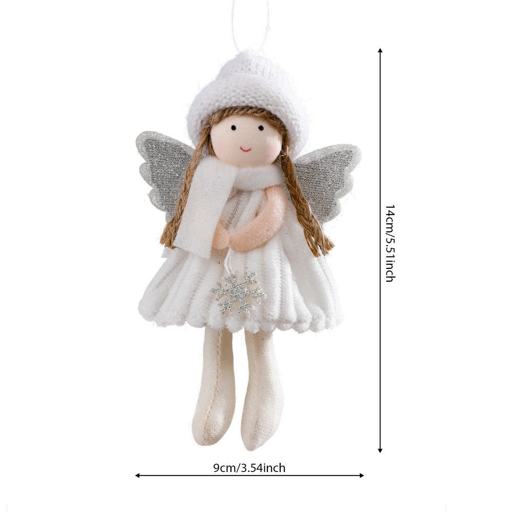 2024 New Year Gift Cute Christmas Angel Doll Xmas Tree Ornament Noel Deco Christmas Decoration for Home Natal Navidad 2023 Decor