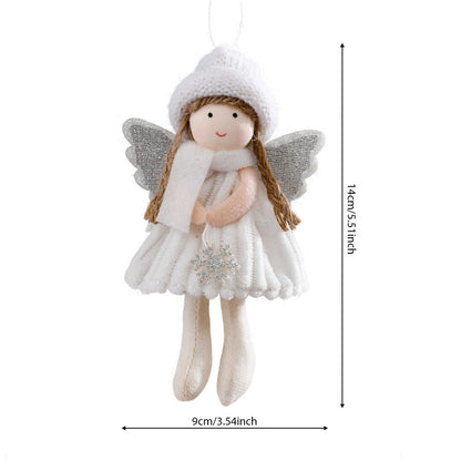 2024 New Year Gift Cute Christmas Angel Doll Xmas Tree Ornament Noel Deco Christmas Decoration for Home Natal Navidad 2023 Decor
