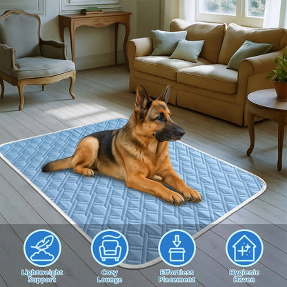 Nova almofada de resfriamento para cães, lavável, portátil, para o verão, cobertor de seda gelada para cães e gatos, tapete de dormir respirável para sofá