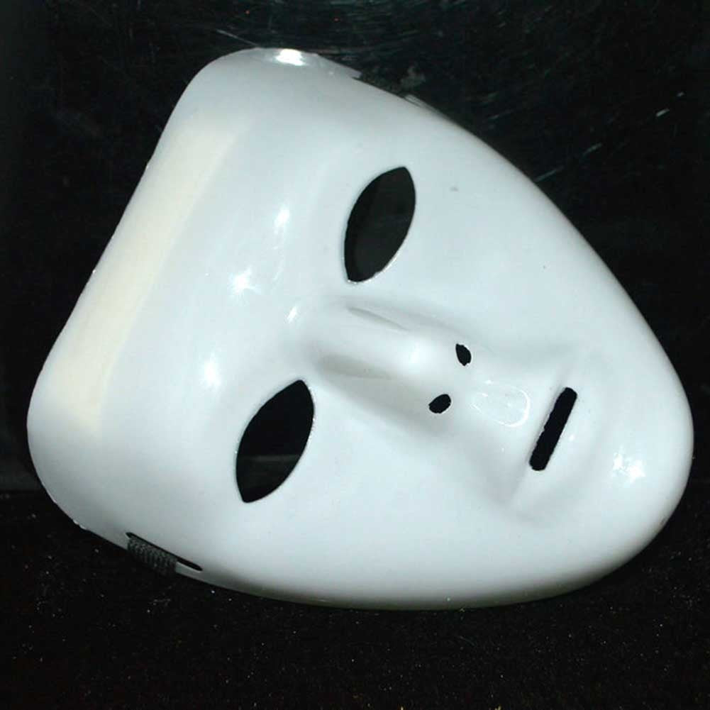 Halloween Jabba WockeeZ Dance Mask Hip-Hop Street Dance White Performances Mask For Man Women White Face Mask Cosplay Props