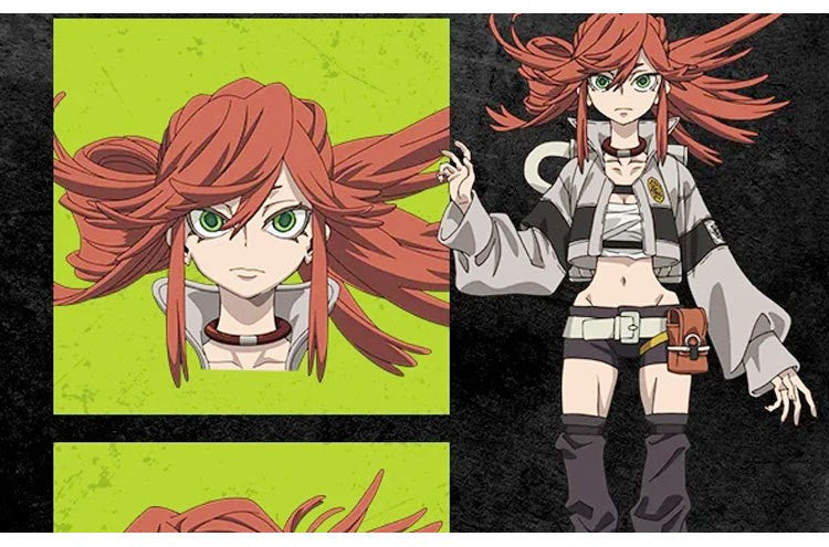 Anime GACHIAKUTA Cosplay Costume Riyo Punk Short Jacket Short Bag Set Jirai Kei Girl Casual Battle Adult Men's Costume
