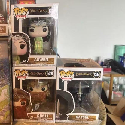 Funko Pop! Senhor dos Anéis Original Boneco de Ação Modelo Nazgul Arwen Rei Bruxo no Fellbeast 1744 63 Escultura de Vinil Bonecos Presentes