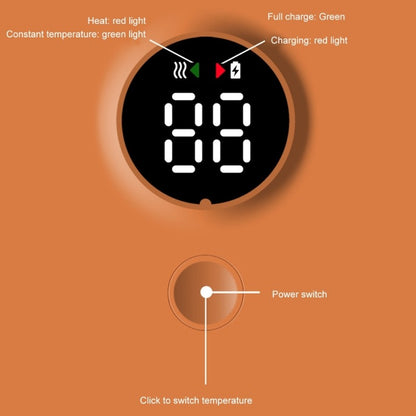 Travel Friendly Baby Bottle Warmer Portable Infant Milk Heater Small Cordless Baby Milk Warmer for Travel Feeding