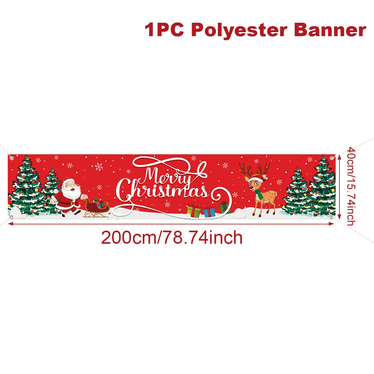 Christmas Outdoor Banner Merry Christmas Decorations For Home 2025 Outdoor Decor Xmas Navidad Noel Natal Happy New Year 2026