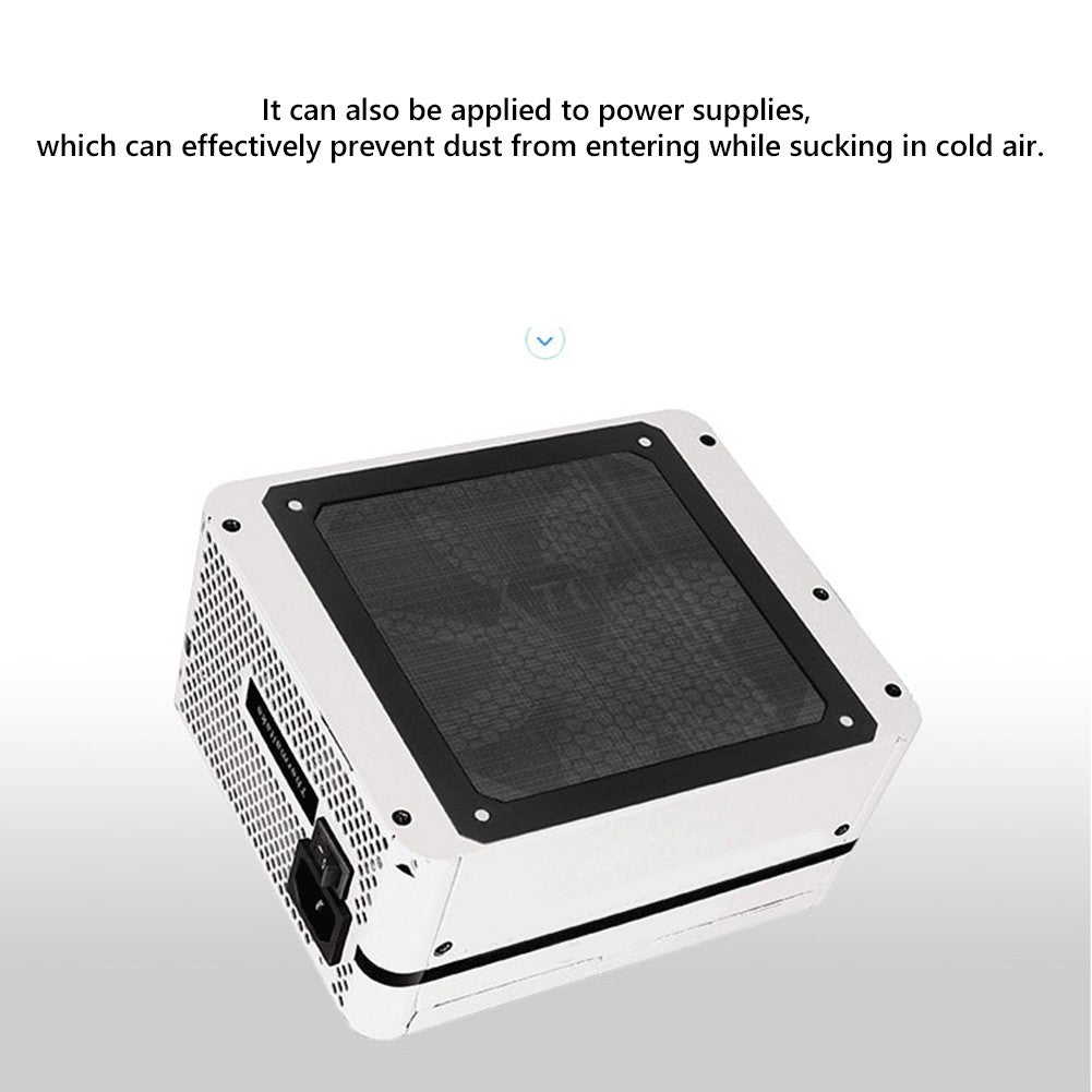 80mm 90mm 120mm 140mm PC Chassis Cooling Fan Dust Filter Magnet Dustproof Mesh Cover Computer Chassis Net Guard with Hole