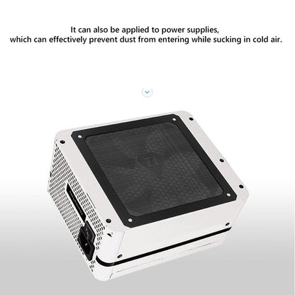 80mm 90mm 120mm 140mm PC Chassis Cooling Fan Dust Filter Magnet Dustproof Mesh Cover Computer Chassis Net Guard with Hole