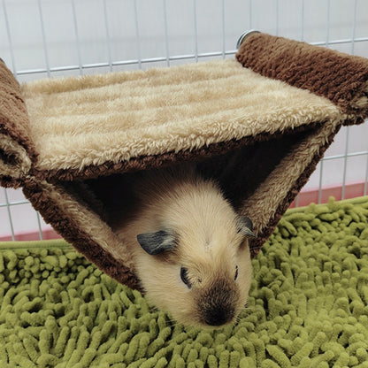 Cobaia Hamster Quente Rede Mel Canguru Esquilo Ninho Suspenso Cama Urso Dourado Chinchiila Brinquedo De Estimação Saltador