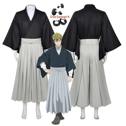 Anime Jujutsu Kaisen Naoya Zenin Cosplay Costume Kimono Uniform Outfit Wig Set Adult Halloween Christmas Carnival Party