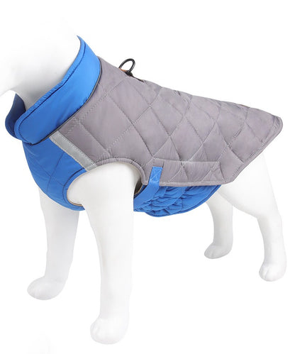 Roupas de inverno para cães colete à prova d'água jaqueta para cães pequenos e grandes casaco quente para cães de estimação roupas acolchoadas para buldogue francês
