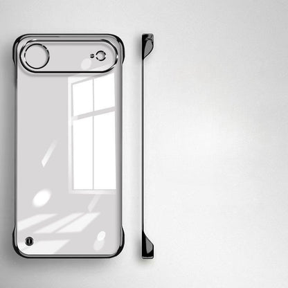 Ultra Thin Frameless Case for Iphone 17promax Air Slim Hard Shockproof Bumper Transparent Cover For iPhone17 17pro air