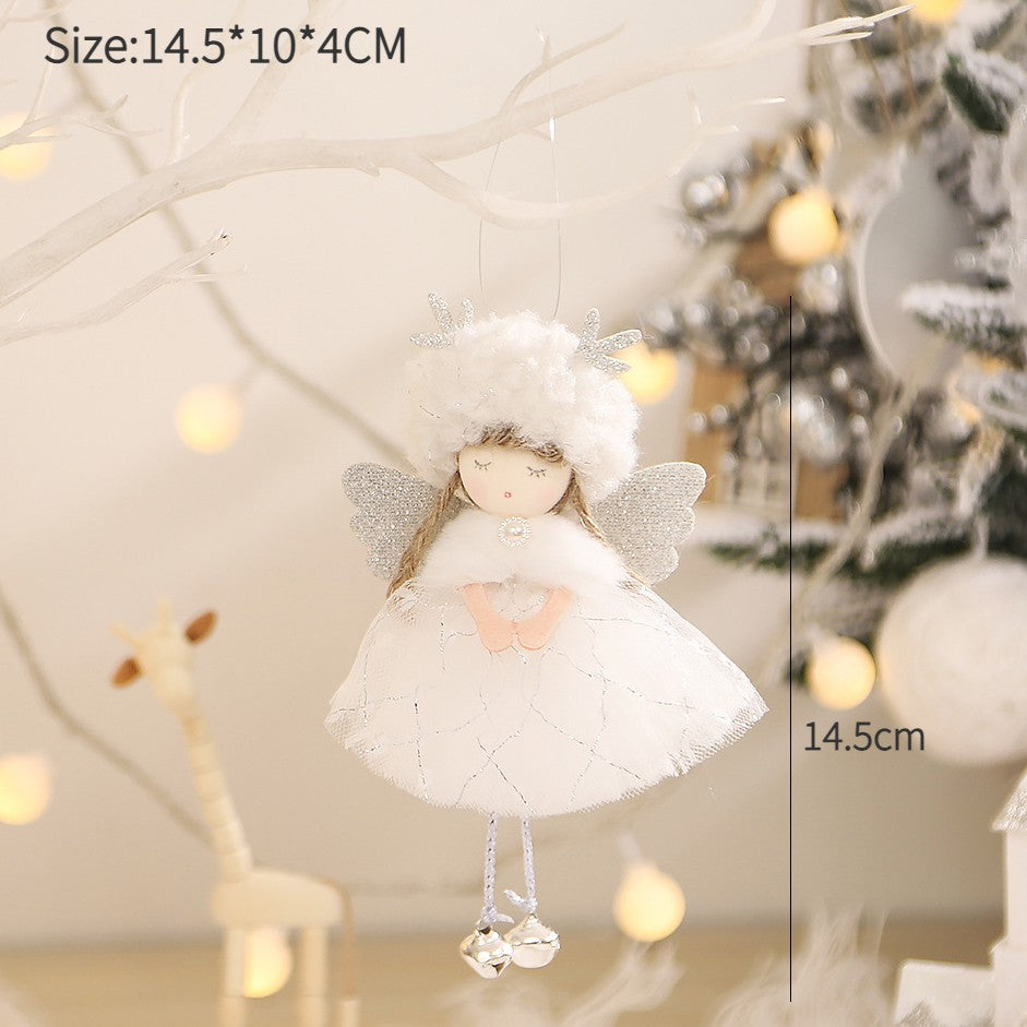 New Year 2024 Christmas Angel Dolls Xmas Tree Pendant Ornaments Navidad 2022 Christmas Decoration for Home Natal Gifts Noel Deco