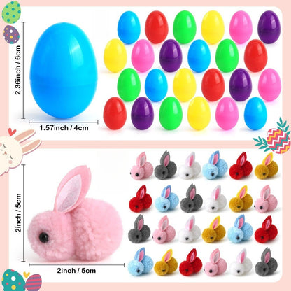 5-20Pcs Easter Egg Bunny Ornament Decoration Holiday Pinata Gift Bag Basket Fill Easter Birthday Party School Kindergarten Gift
