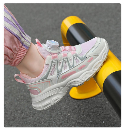 Hot Sell Children Shoes Size 28-39 Boys Fashion Sneakers Girls Sport Running Shoes Kids Breathable Casual Trainers Outdoor Shoes