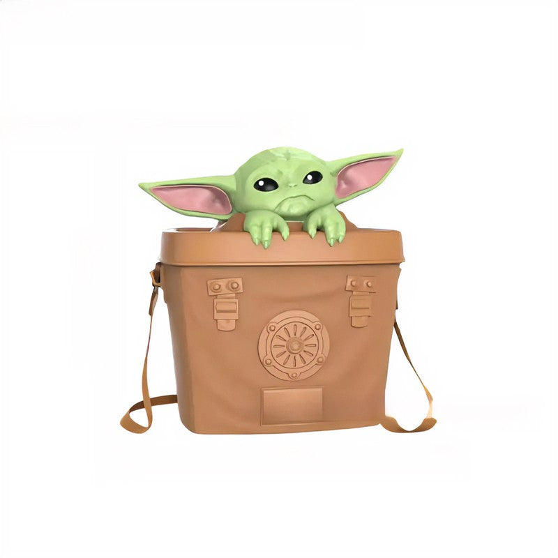 Super New Star Wars Mandalorian Boba Stormtrooper Yoda Shaped Popcorn Bucket Anime Peripheral Ornaments Toys Gift