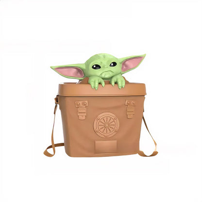 Super New Star Wars Mandalorian Boba Stormtrooper Yoda Shaped Popcorn Bucket Anime Peripheral Ornaments Toys Gift