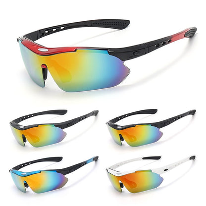 New 5 Lens Set Polarized Tactical Goggles Men Outdoor Sports Windproof Dustproof Climbing Glasses Safety Protective Glasses