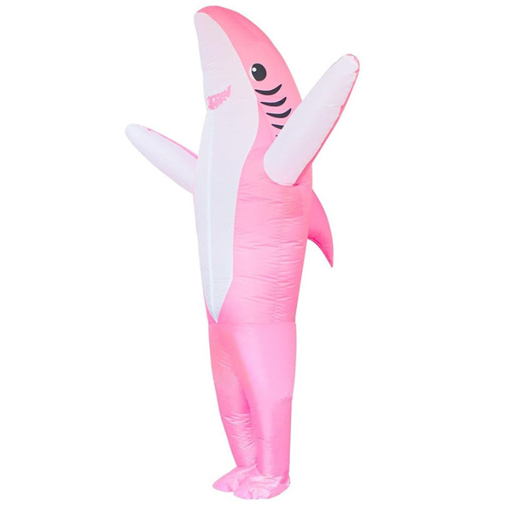 Shark Inflatable Clothing Adult Body Fun Summer Beach Mischief and Funny Role Playing, Lightweight and Breathable Design
