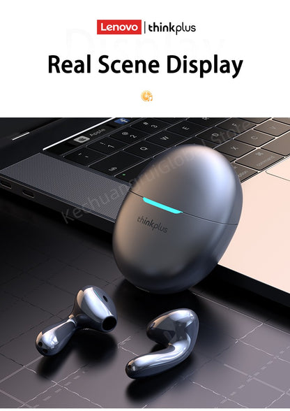 Original Lenovo LP48 TWS Wireless Bluetooth 5.4 Earphone Gaming Earbuds HIFI Music Headphones Noice Cancelling Dual Mode Headset