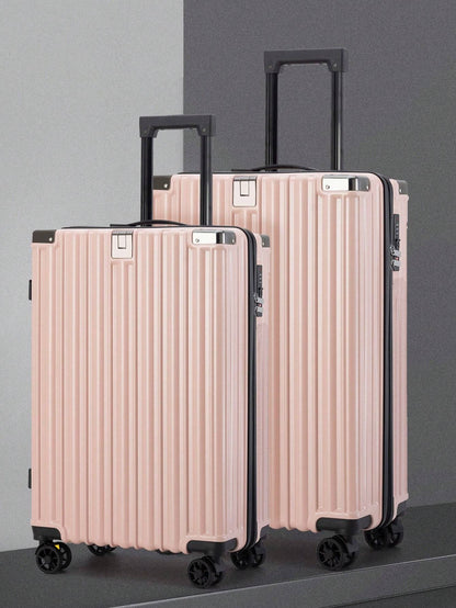 2025 New Large-Capacity and Durable Luggage Roller Suitcase Men and Women Carry-On Boarding Travel 20/24/28 Multi-Piece Set