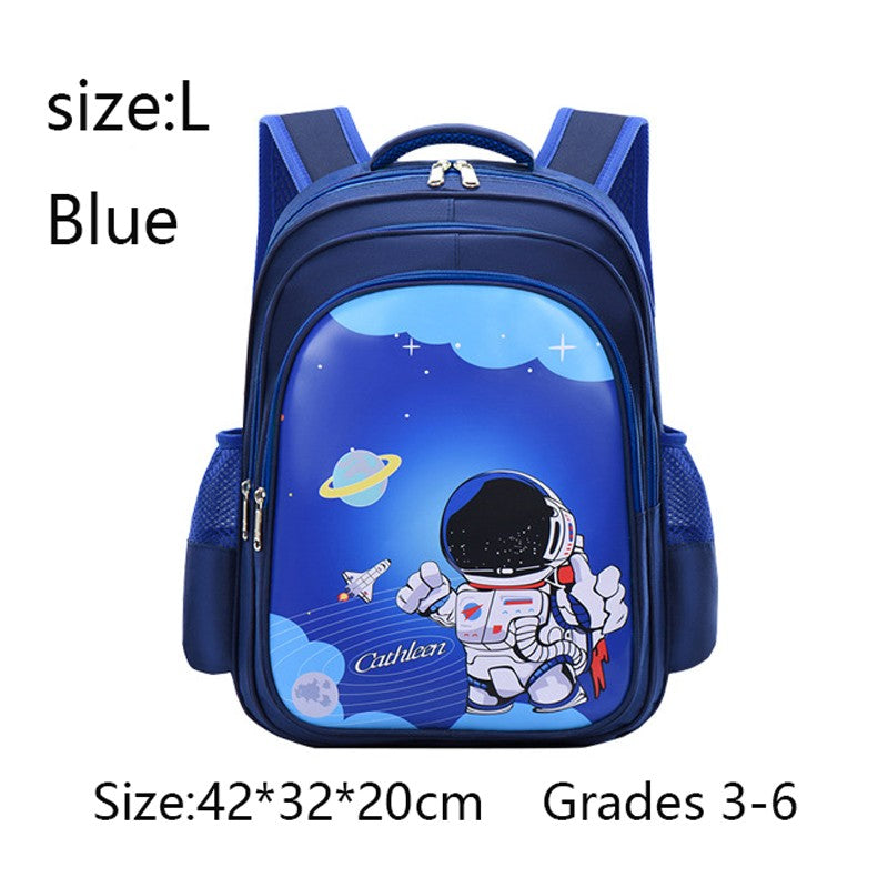 Mochila Primária de Jardim de Infância para Crianças, Mochila Escolar Infantil Fofa com Estrelas, Astronauta, para Meninos, Impermeável, para Bebês