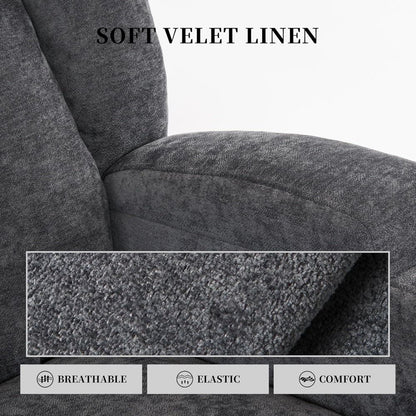 Power Lift Recliner Chair for Elderly with Massage and Heat, Recliner Chairs for Adults, Upgraded Fabric Reclining Sofa Chair wi