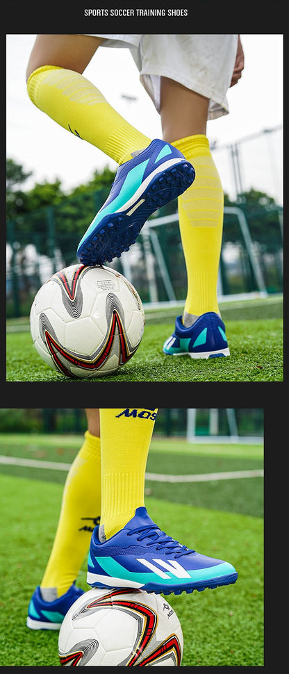 Men High Quality Football Shoes Society Cleats Fast Soccer Shoes Professional Indoor Football Field Boots TF/FG Grass Training