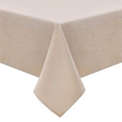 Homaxy Restuarant Rectangle Linen Tablecloths Waterproof Wipeable Fabric Table cloths Kitchen Dining Dirt-Repellent Table Covers