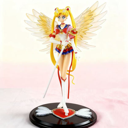 Japão Anime 16,5cm Sailor Moon Vestido Rainha Action Figure PVC Vestido de Noiva Modelo de Coleção Brinquedos para Decoração Boneca de Desenho Animado Presente