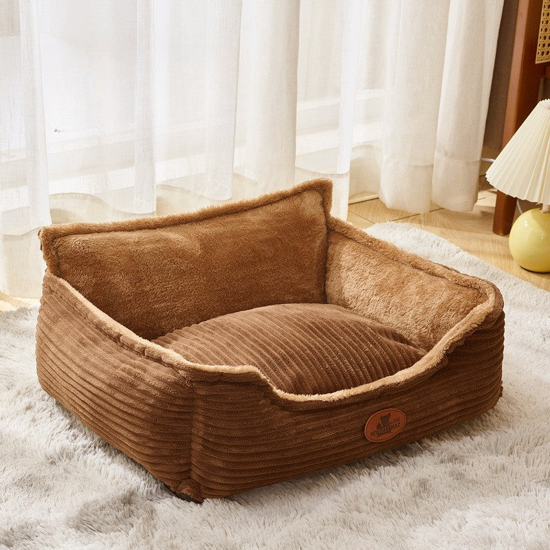 Cama para Cães e Gatos, Lavável, Sofá para Cães de Raças Pequenas a Médias, Tapete para Todas as Estações, Acessórios Duráveis e Confortáveis para Cães, Artigos para Animais de Estimação