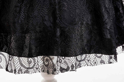 Halloween Costume Cartoon Maleficent Cosplay Dress Fancy Witch Disguise Robe Carnival Devil Queen Dot Tulle Frock