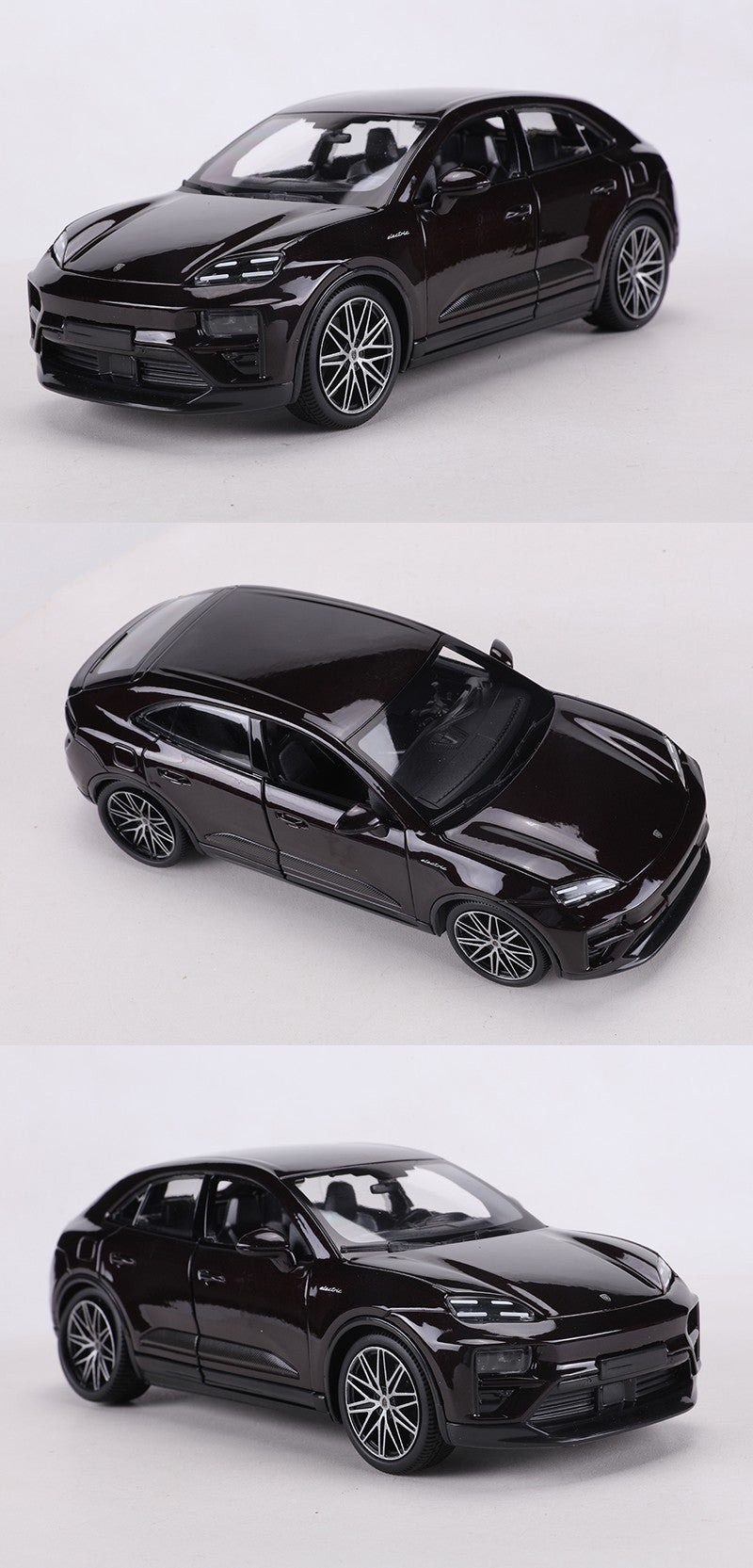 Burago 1:24 Porsche Macan Turbo Carro Modelo de Liga Elétrico