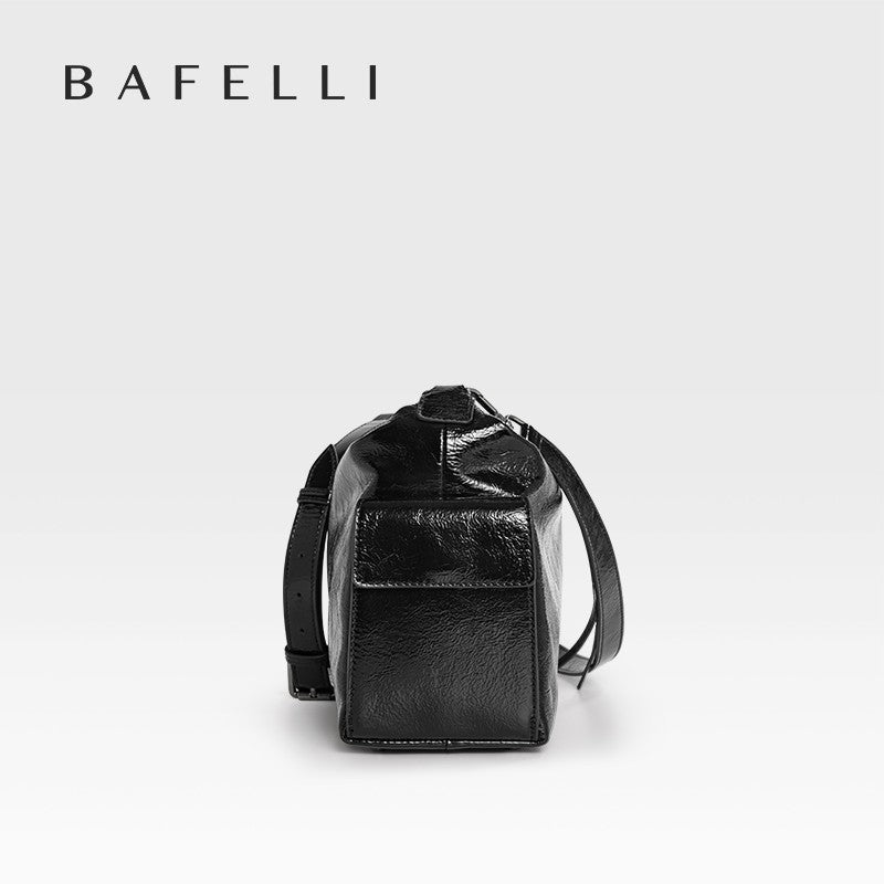 BAFELLI 2025 NEW WOMEN'S CASUAL TOTE BAG UNISEX LARGE SHOULDER GENUINE LEATHER DESIGNER LUXURY BRAND CROSSBODY BAGS FASHION