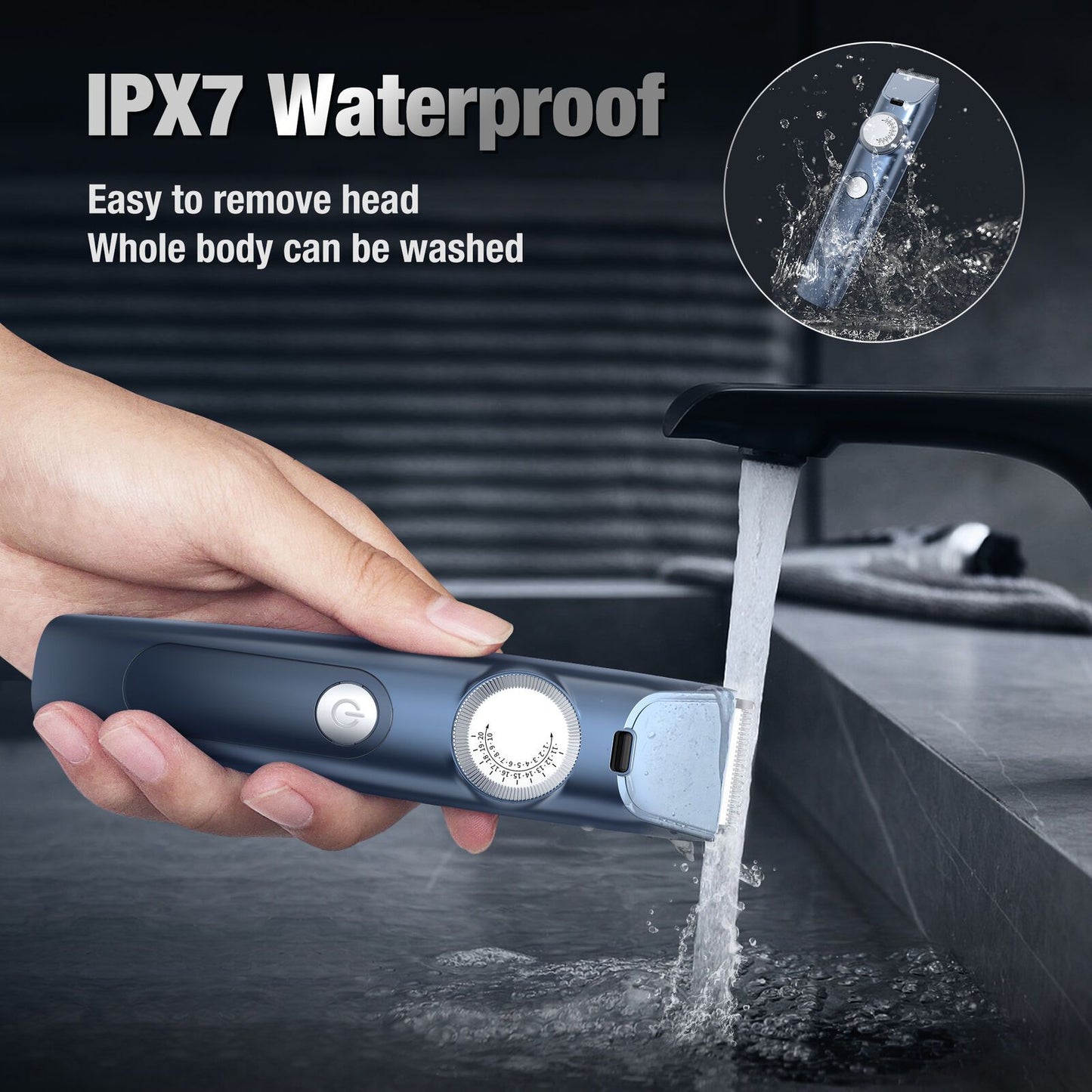 SEJOY 3 In 1 Man Shaver Electric Razor Rechargeable Triple Blade Trimmer Beard Floating Head Waterproof Hair Shaving Machine