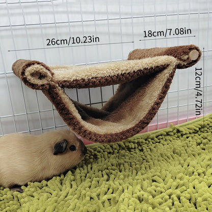 Cobaia Hamster Quente Rede Mel Canguru Esquilo Ninho Suspenso Cama Urso Dourado Chinchiila Brinquedo De Estimação Saltador