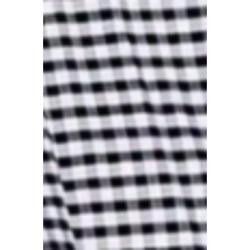 Plus Size Elegant High-Waisted Long Dress For Women Summer Commuting Plaid Big Skirt Wide Leg Design Female Fashion