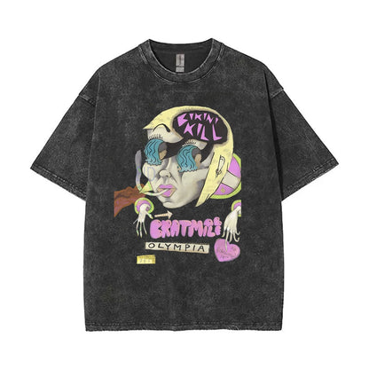 Mark of Doom Slayer T-Shirt Cute Clothes Blouse Plain Slim Fit T Shirts for Men