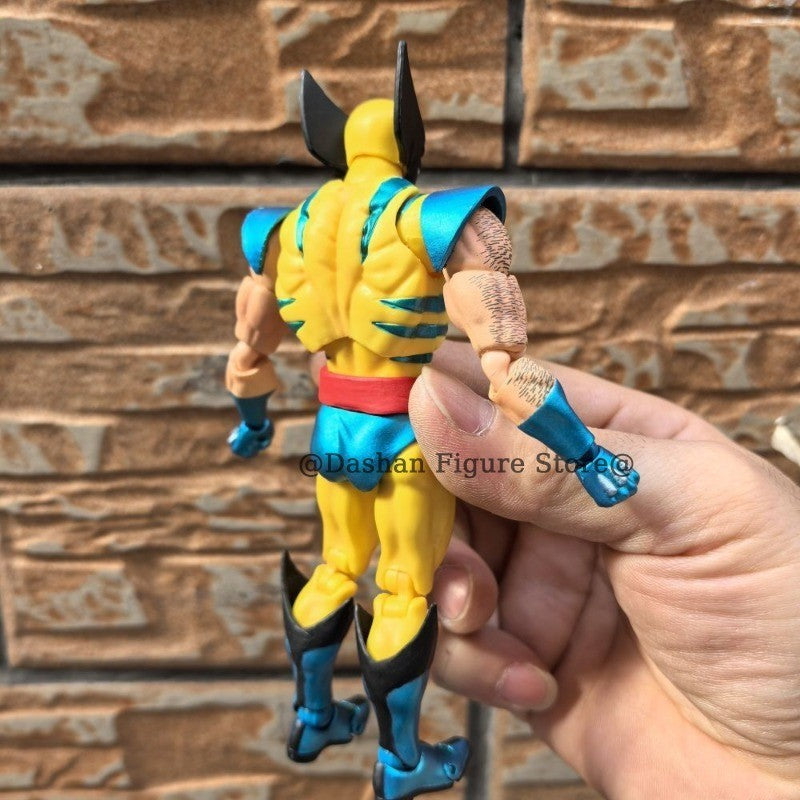 CT Toys X-Men Gambit Boneco de Ação 17cm PVC Colecionável Articulado Versão COMIC. Mafex 131 X-Men Remy Etienne LeBeau Figura de Ação Modelo Brinquedo
